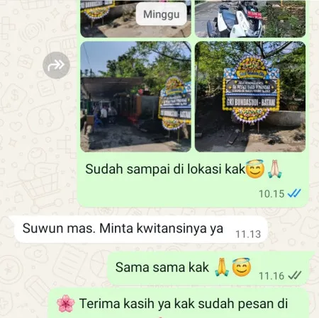 Pengiriman Papan Bunga Duka Karang Timur