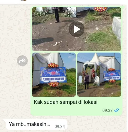 Pengiriman Karangan Bunga Karang Timur