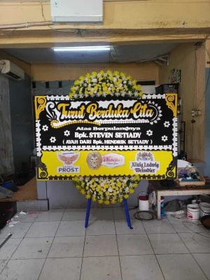 Papan Bunga di Karang Timur